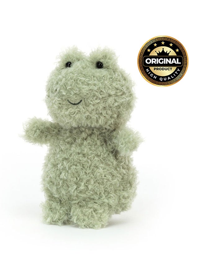Jellycat ضفدع صغير محشو - لعبة ناعمة محشوة بأرجل كوردية، هدية عيد الحب لطيفة للأطفال والبالغين، مجموعة جليكات، 18 سم - Image 1